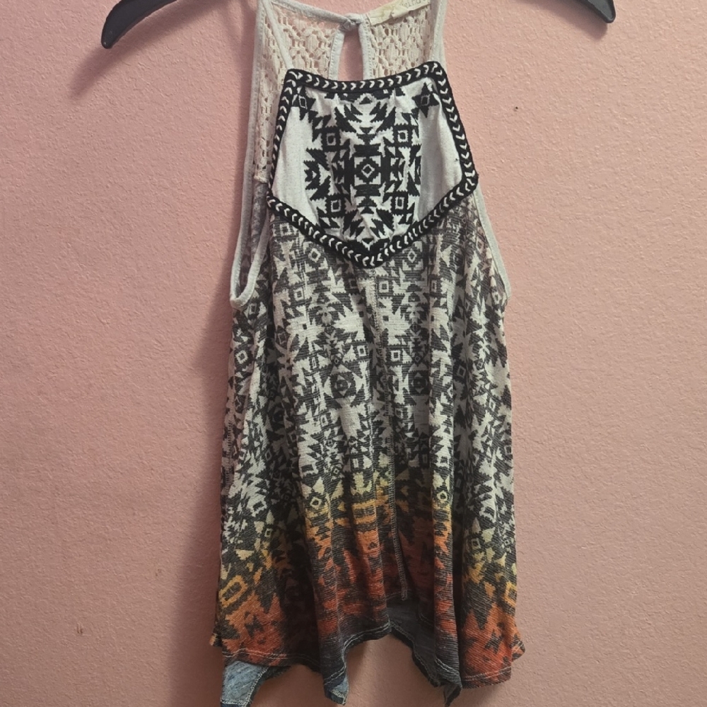 Trendy Aztec Print Women's Tank Top
